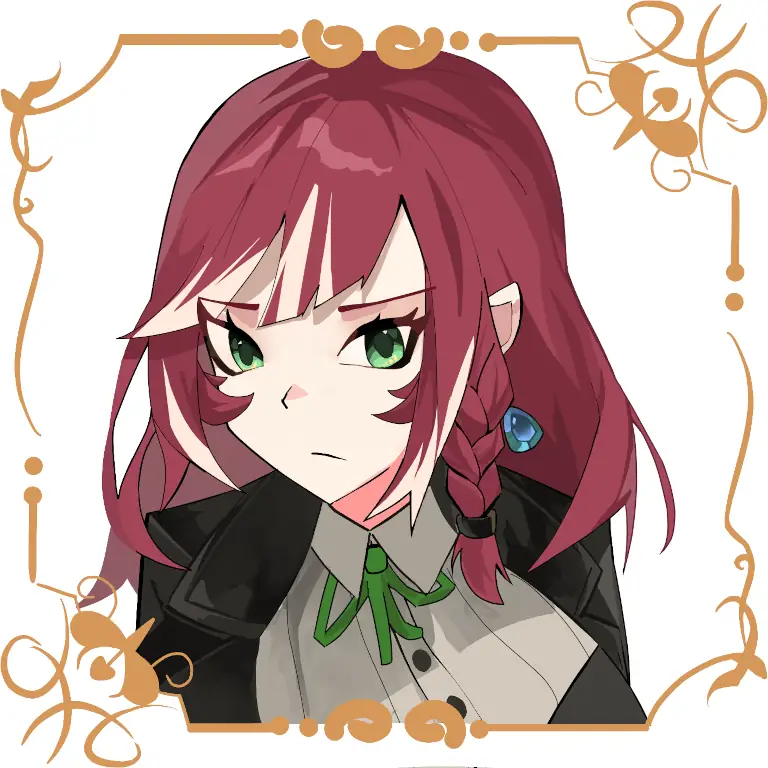 Portrait drawing of Overlord Delirium